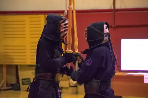 Перед поединком. 17-й Thessaloniki Kendo Cup