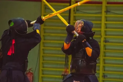 Удар мэн. 17-й Thessaloniki Kendo Cup