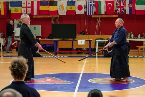 Судьи на площадке. 17-й Thessaloniki Kendo Cup